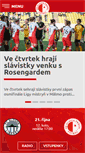 Mobile Screenshot of old.slavia.cz